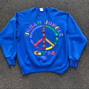 VTG RARE NIKE GREY TAG URBAN JUNGLE GYM CREWNECK